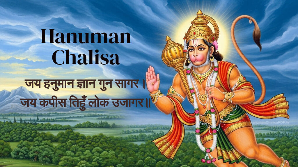 Opening Verse of Hanuman Chalisa In Devanagari Script
